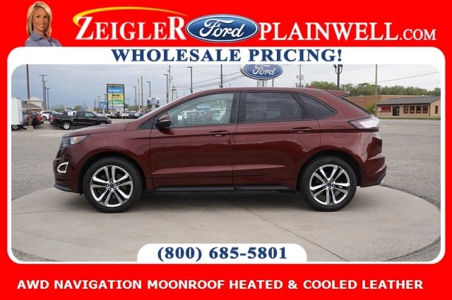 2016 Ford Edge Sport AWD NAVIGATION MOONROOF HEATED &amp; COOLED LEATHER