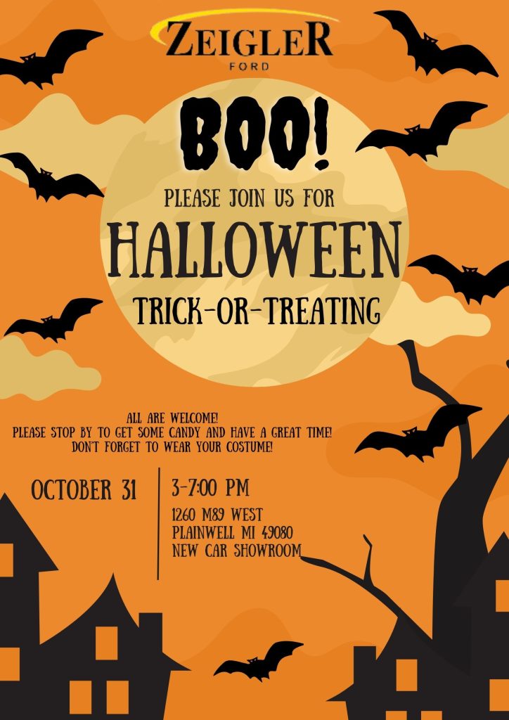 Trick Or Treat At Zeigler Ford This Halloween