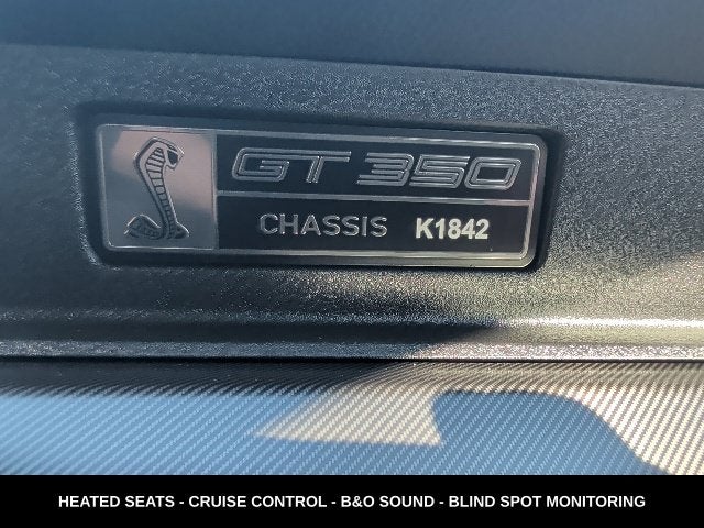 2019 Ford Mustang Shelby GT350 526 HORSEPOWER 6 SPEED MANUAL