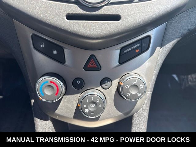 2012 Chevrolet Sonic 1LS MANUAL