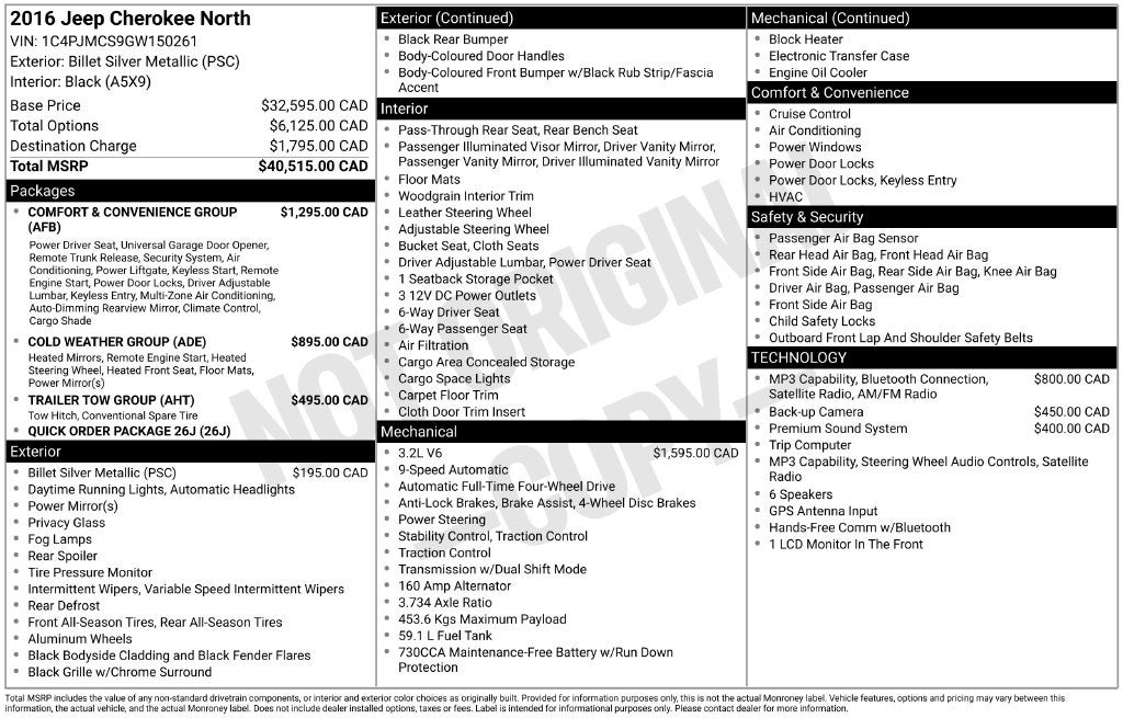 2016 Jeep Cherokee Latitude