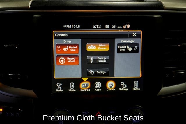 2017 RAM 1500 Big Horn Navigation & ParkView Rear Back-Up Camera