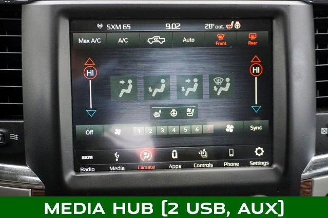 2018 RAM 1500 Laramie Navigation System & Power Sunroof