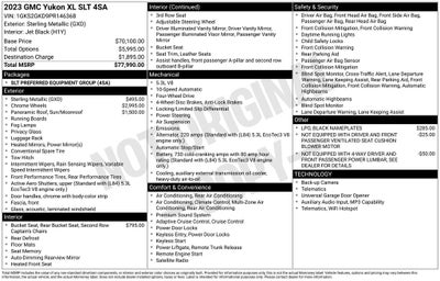 2023 GMC Yukon XL SLT