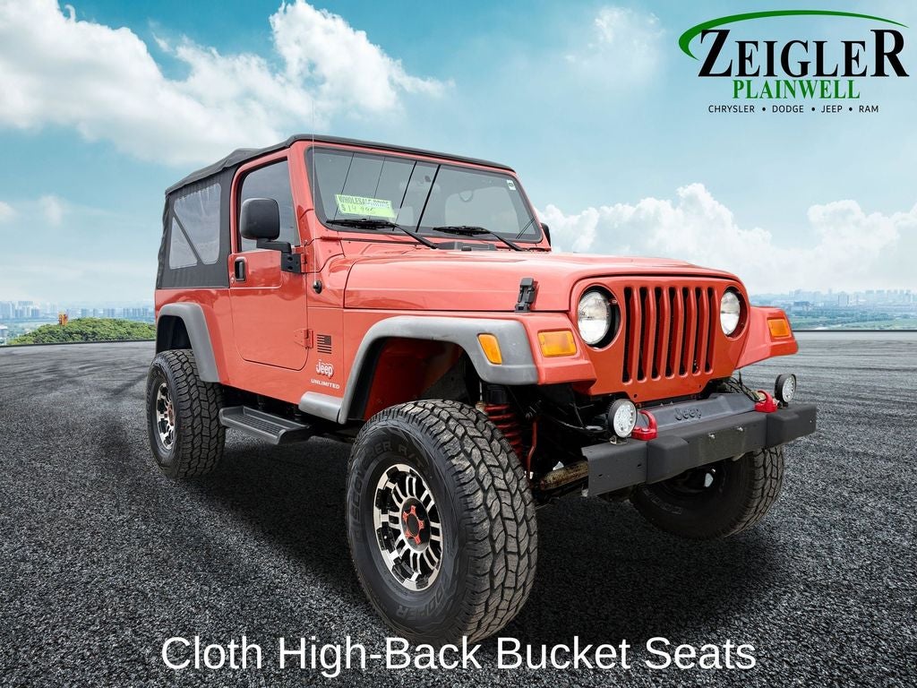 2005 Jeep Wrangler Unlimited Unlimited Cloth High-Back Bucket Seats
