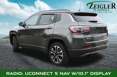 2023 Jeep Compass Limited Apple CarPlay/Android Auto & 360 Surround View Cam