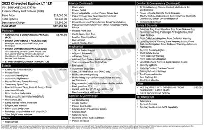 2022 Chevrolet Equinox LT Confidence & Convenience Package
