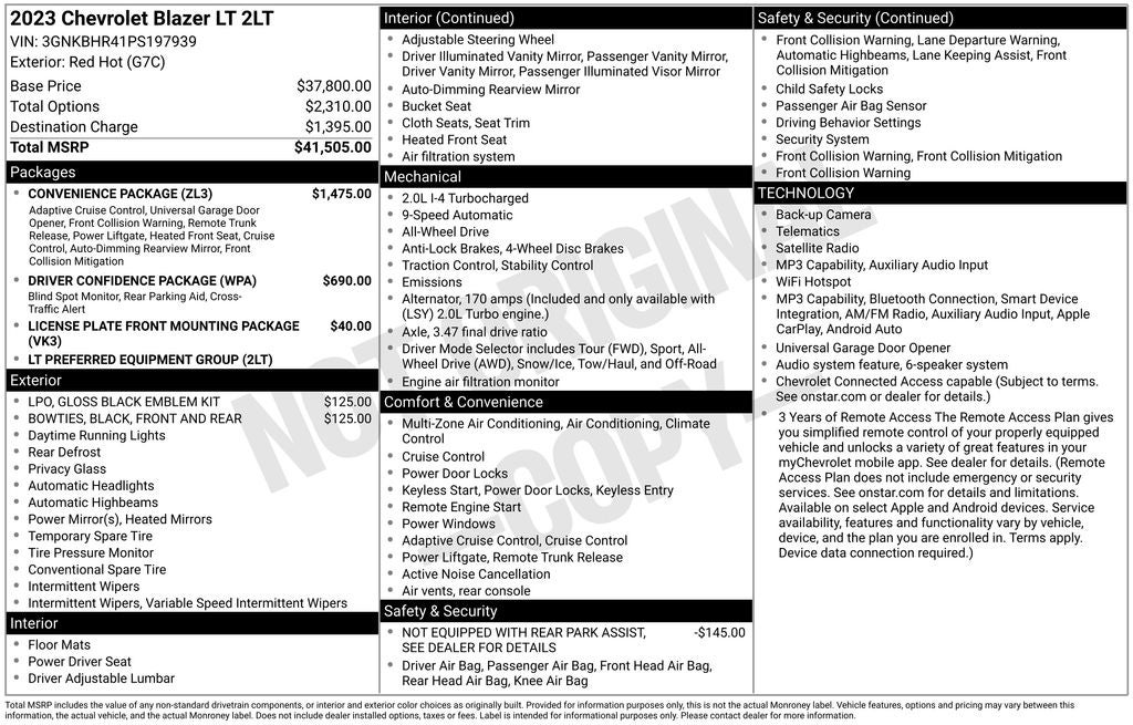 2023 Chevrolet Blazer LT