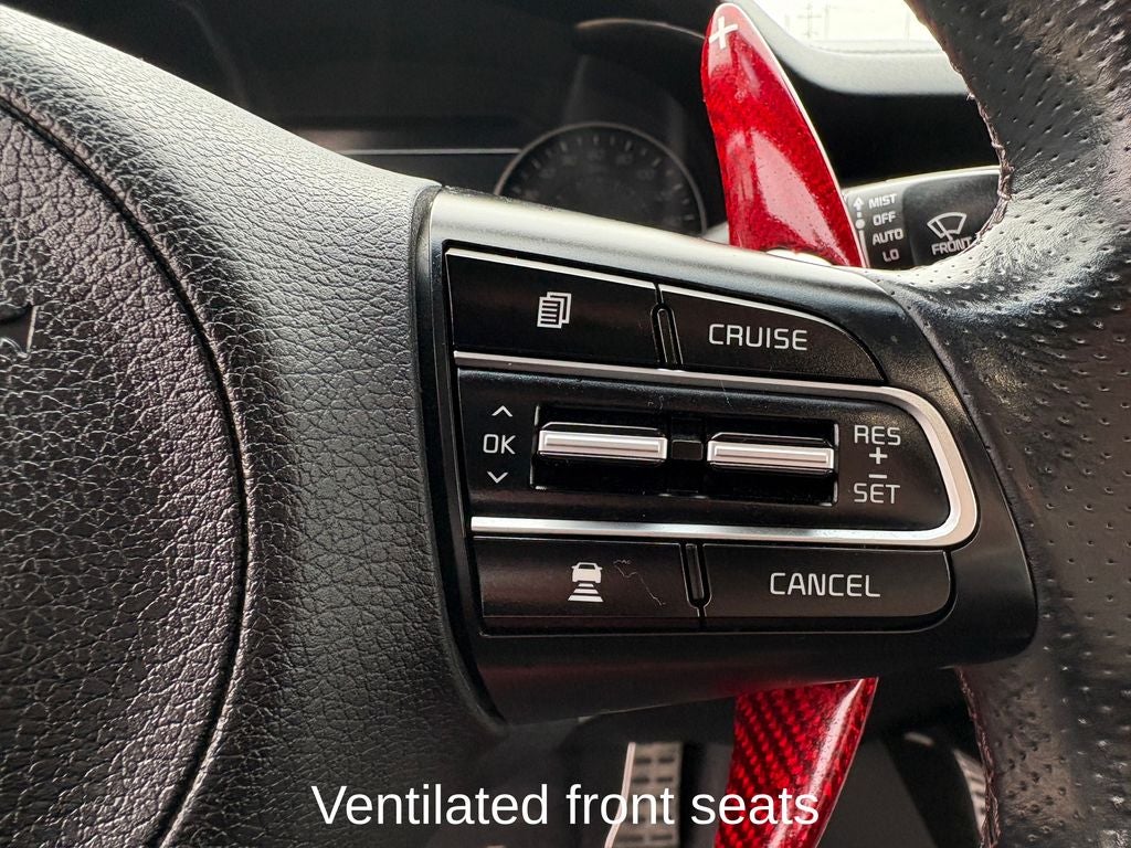 2019 Kia Stinger GT2 Red Interior Color Package