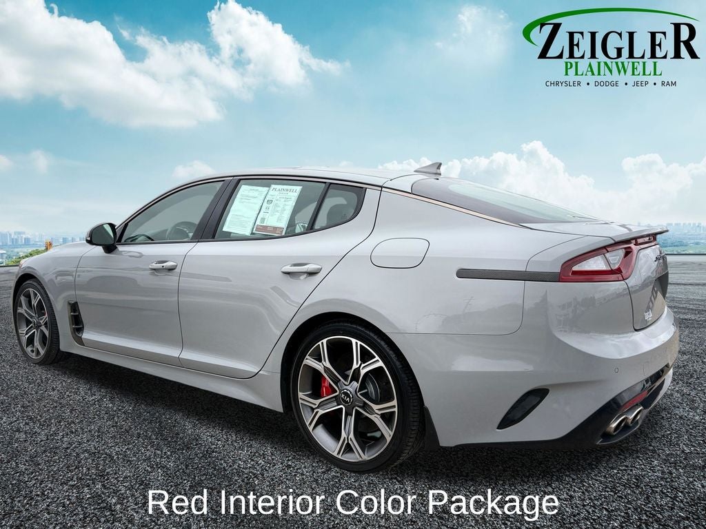 2019 Kia Stinger GT2 Red Interior Color Package