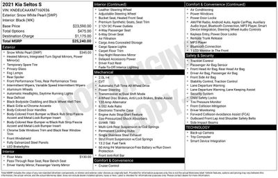 2021 Kia Seltos S Exterior Parking Camera Rear