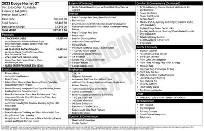 2023 Dodge Hornet GT Blacktop Package