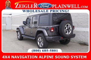 2022 Jeep Wrangler Unlimited Sahara 4X4 NAVIGATION ALPINE SOUND SYSTEM
