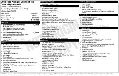 2022 Jeep Wrangler Unlimited Sahara 4xe