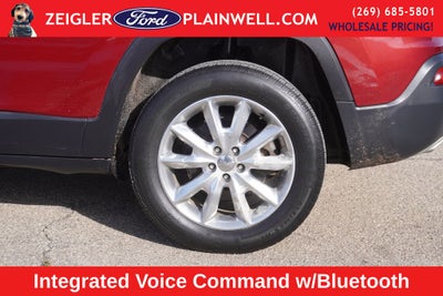 2016 Jeep Cherokee Limited 4x4 Navigation Leather V6