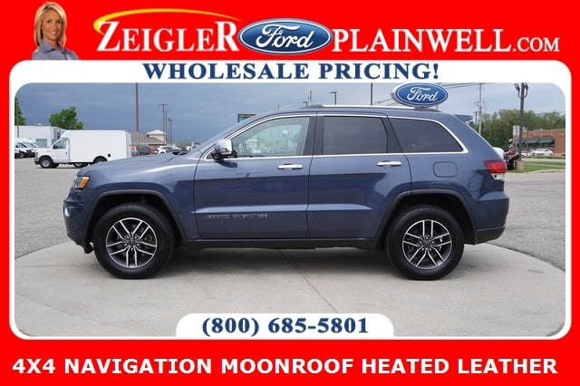 2021 Jeep Grand Cherokee Limited 4X4 NAVIGATION MOONROOF HEATED LEATHER