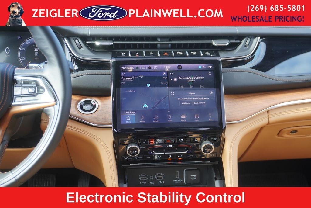 2025 Jeep Grand Cherokee L Summit RESERVE PRO TECH IV PKG NIGHT VISION MOONROOF HU D