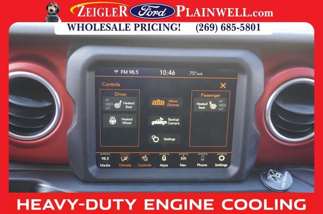 2020 Jeep Gladiator Rubicon V6 Navigation w/8.4" Display Keyless Entry Safety