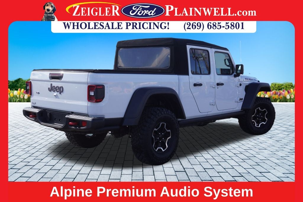 2021 Jeep Gladiator Rubicon 3.6 L V6 Sunrider Top Alpine Audio Rear