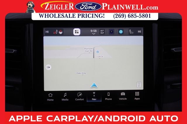 2023 RAM 1500 Laramie CREW CAB 4x4 Navigation Heated Front Leather Heate