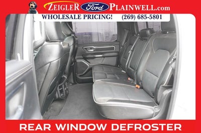 2024 RAM 1500 Laramie Crew Cab 4x4 PANORAMIC ROOF HEATED LEATHER 5.7 L H