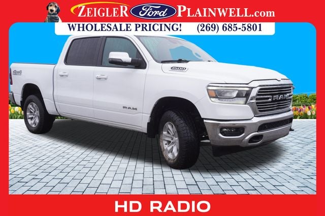 2024 RAM 1500 Laramie Crew Cab 4x4 PANORAMIC ROOF HEATED LEATHER 5.7 L H