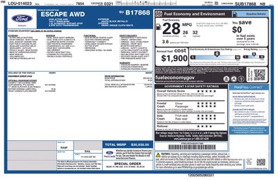 2025 Ford Escape Active AWD Rear Camera Power Seat