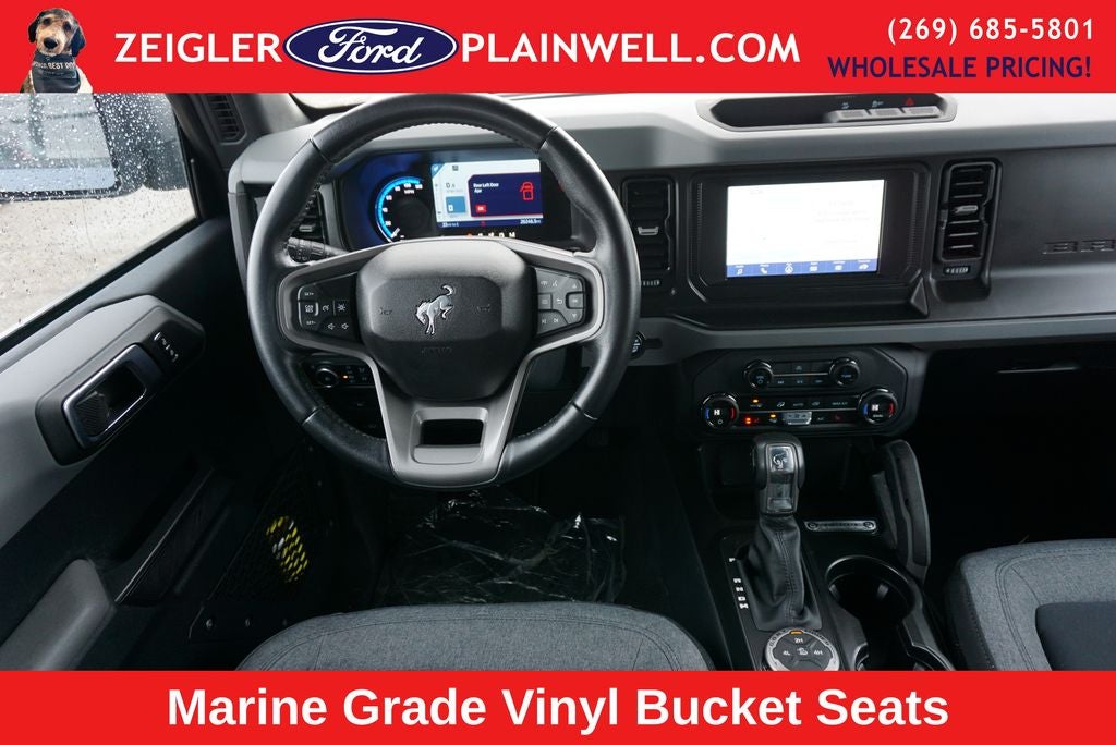 2023 Ford Bronco Big Bend 222A MID PKG REMOTE START 2.3L ECOBOOST10 SPED TRA