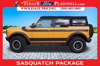 2022 Ford Bronco Badlands ADVANCED SASQUATCH MID HIG & LUX PKG LEATHER NAV
