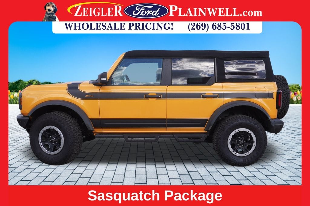 2022 Ford Bronco Badlands ADVANCED SASQUATCH MID HIG & LUX PKG LEATHER NAV