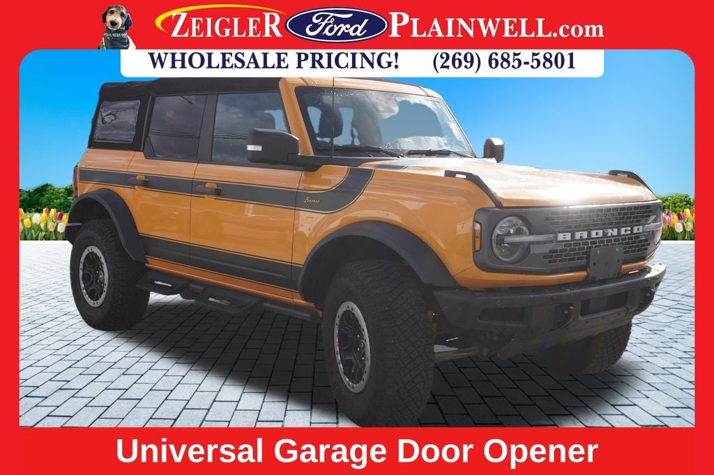 2022 Ford Bronco Badlands ADVANCED SASQUATCH MID HIG & LUX PKG LEATHER NAV