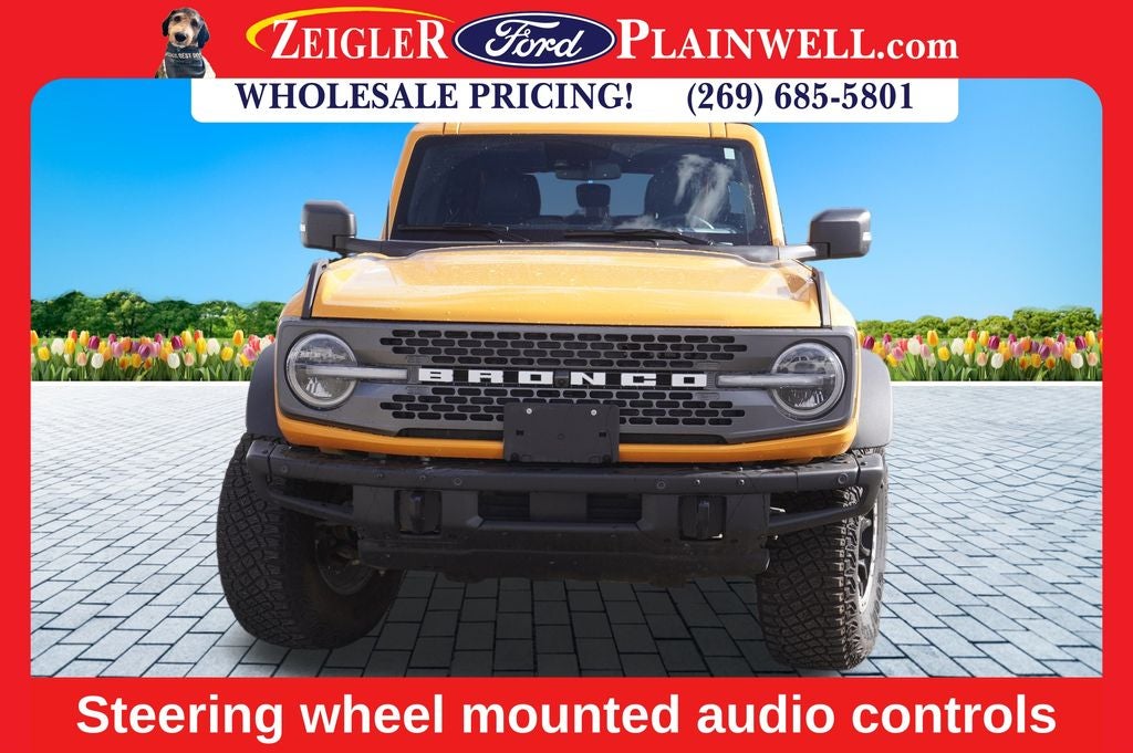 2022 Ford Bronco Badlands ADVANCED SASQUATCH MID HIG & LUX PKG LEATHER NAV