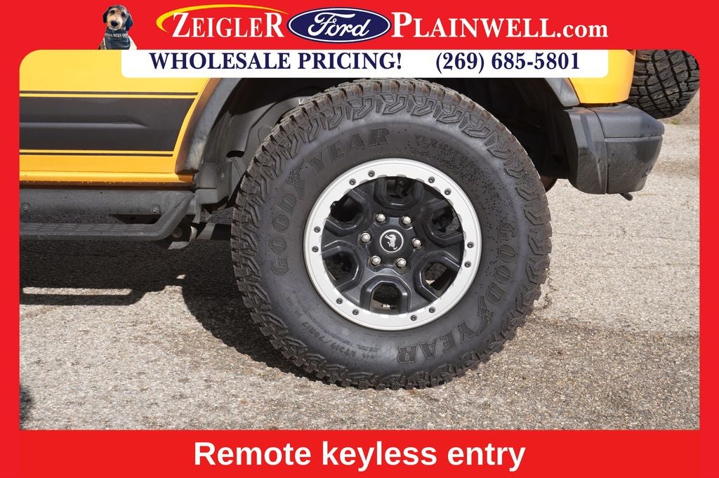 2022 Ford Bronco Badlands ADVANCED SASQUATCH MID HIG & LUX PKG LEATHER NAV