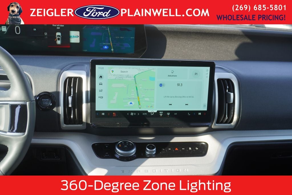 2025 Ford Expedition Max Active 4x4 Leather Panoramic Moonroof Leather Rear Camera