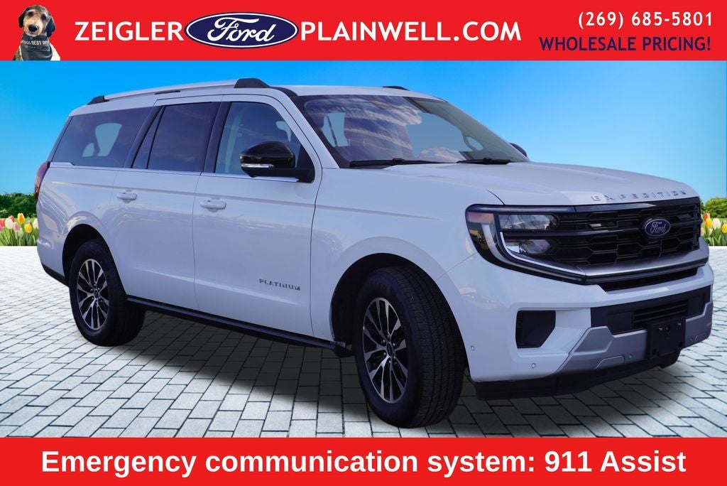 2025 Ford Expedition Max Platinum Panoramic Roof Heated Ventilated Memory Seats Co P
