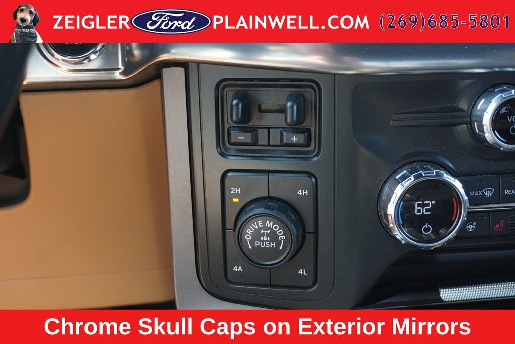 2021 Ford F-150 Lariat Crew Cab Navigation H&C Leather Chrome Pkg Tow