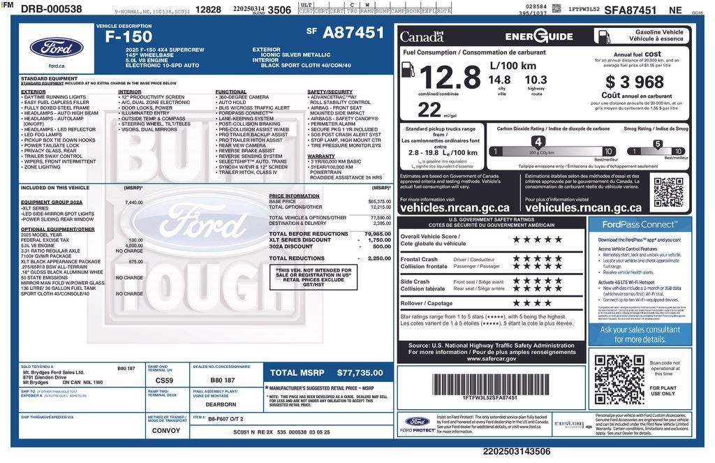 2025 Ford F-150 XLT