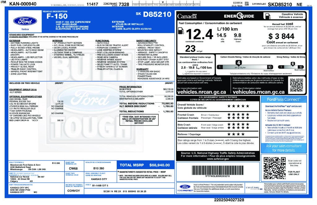 2025 Ford F-150 XLT