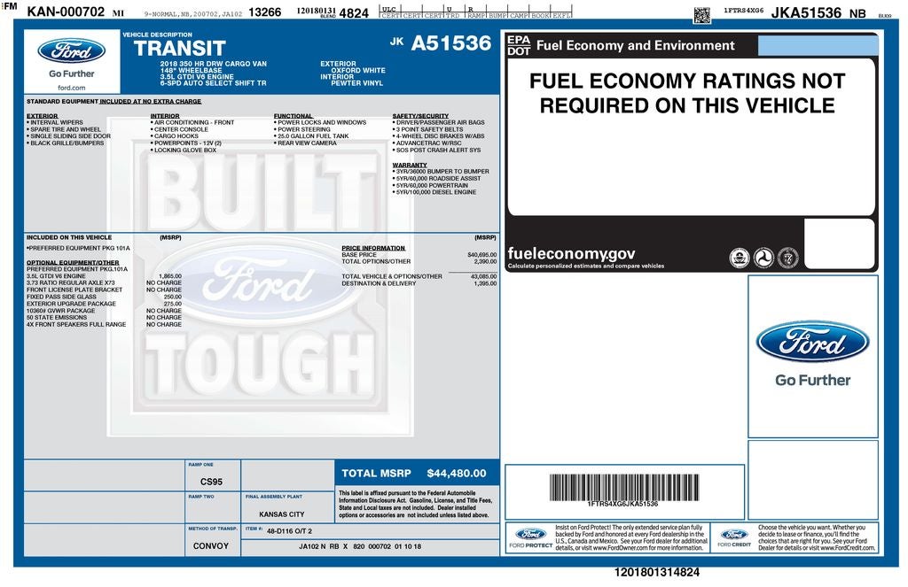 2018 Ford Transit-350 Base