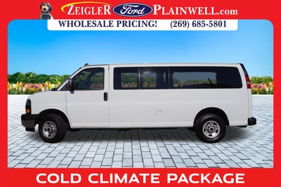 2023 GMC Savana 3500 LT 15 Passenger Extended WB Chrome Pkg Rear Camera