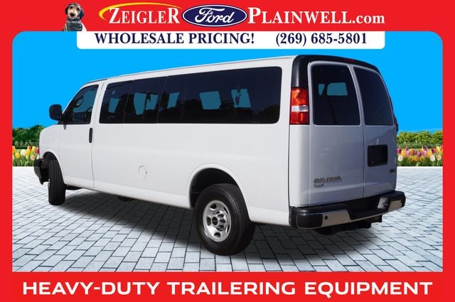 2023 GMC Savana 3500 LT 15 Passenger Extended WB Chrome Pkg Rear Camera