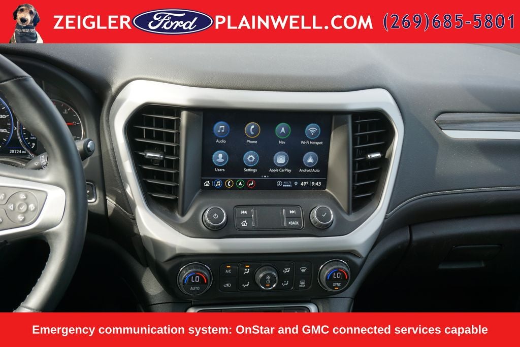 2023 GMC Acadia SLT EVELATION LUX & TECH PKG DUAL PANEL ROOF NAV