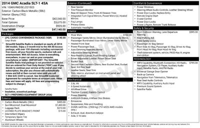 2014 GMC Acadia SLT-1