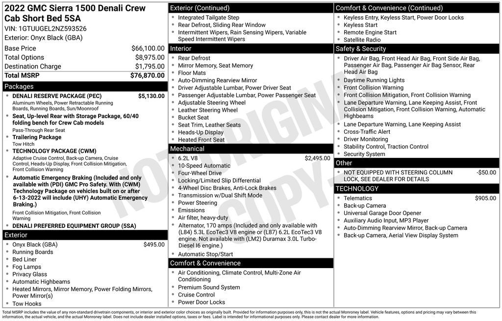2022 GMC Sierra 1500 Denali