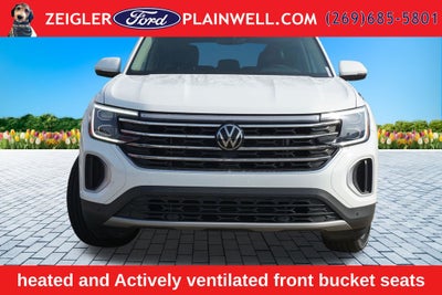 2025 Volkswagen Atlas 2.0T SE w/Technology Leather Rear Camera Power Liftgate