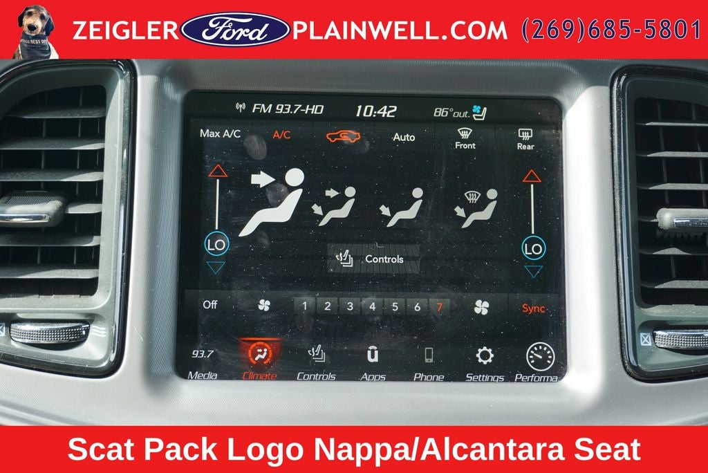 2023 Dodge Challenger R/T Scat Pack 392 Plus Pkg Ventilated Seats V8 Power Moonroof