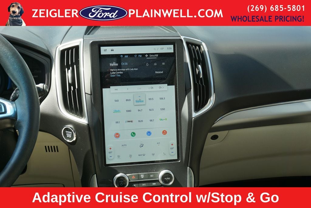 2024 Ford Edge Titanium AWD Panoramic Roof Heated Cooled Leather Navigatio