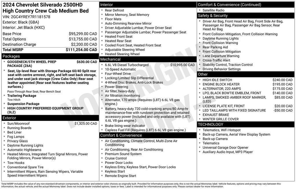 2024 Chevrolet Silverado 2500HD High Country
