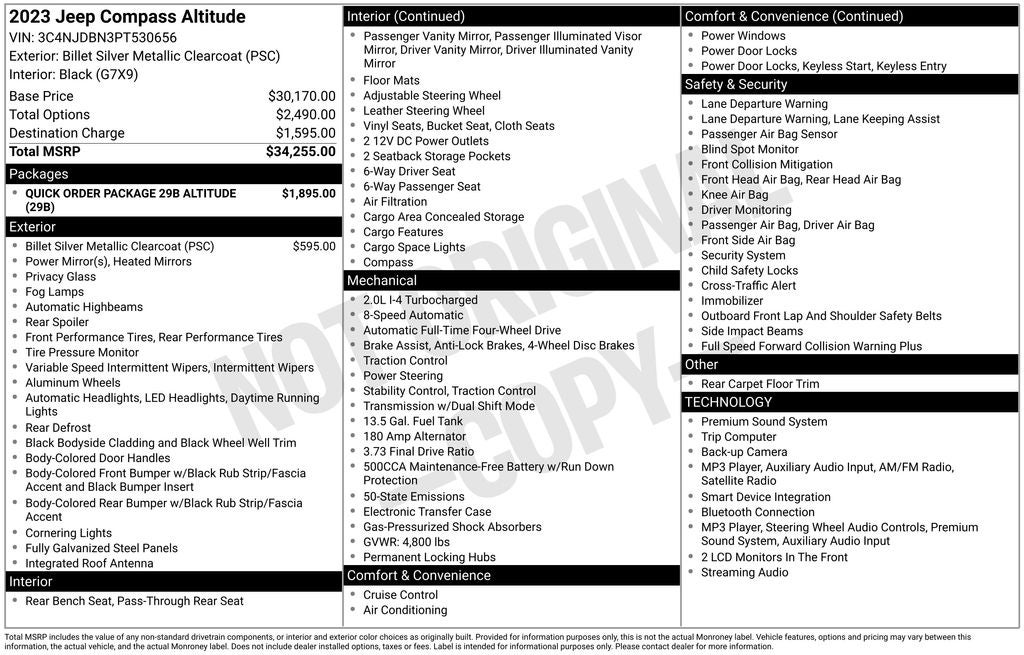 2023 Jeep Compass Altitude