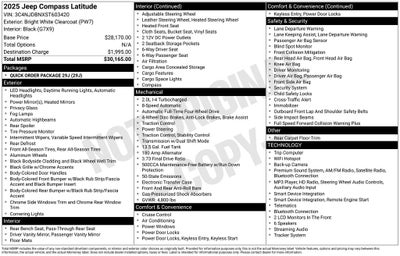 2025 Jeep Compass Latitude